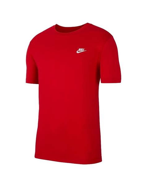 nike t shirt rot herren|Rote Nike T.